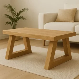 mesa de centro - diseño de madera