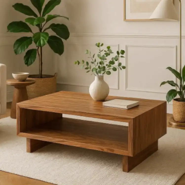 mesas de centro de madera - fabricación
